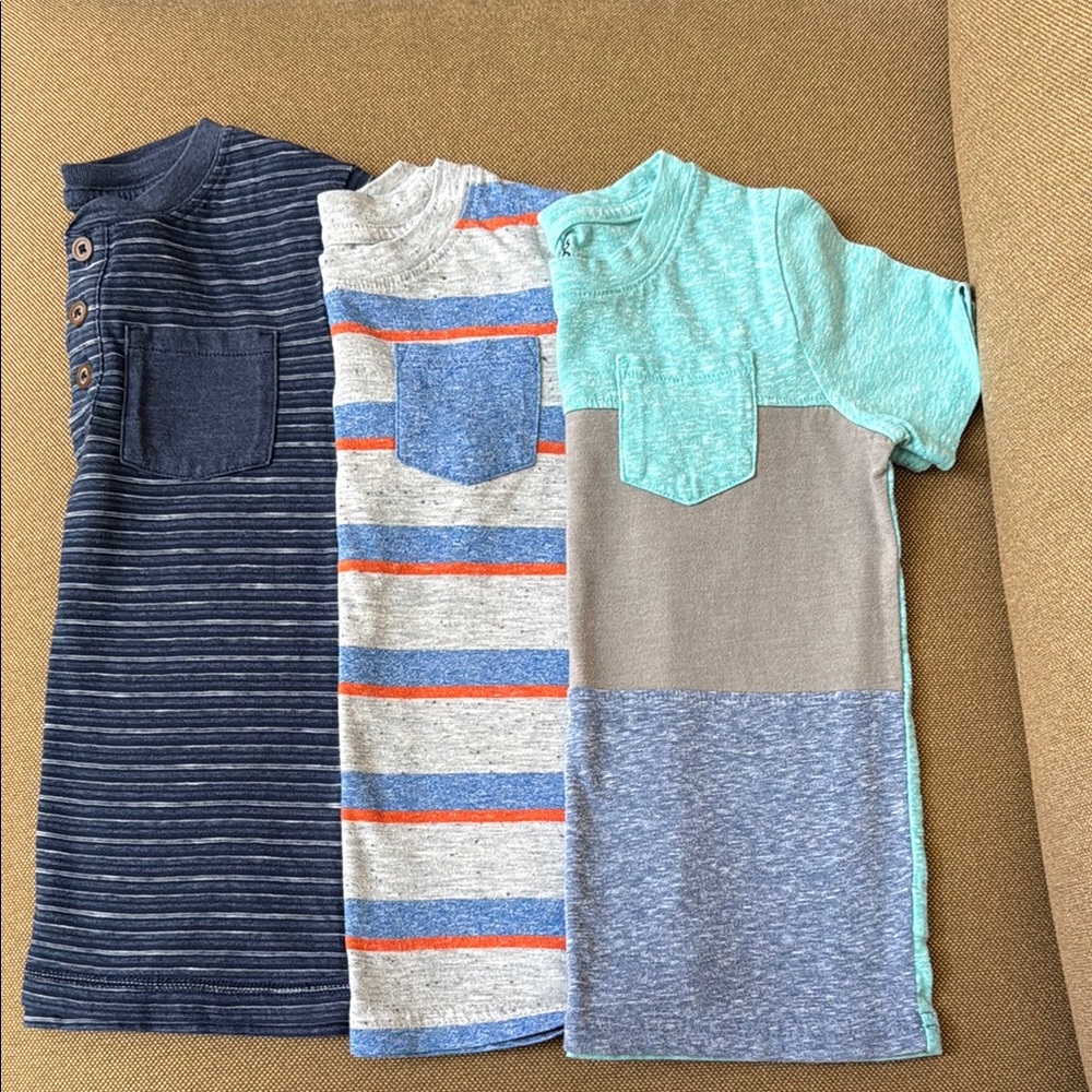 Jumping Beans Blue and Gray Short Sleeve Tees Size 4